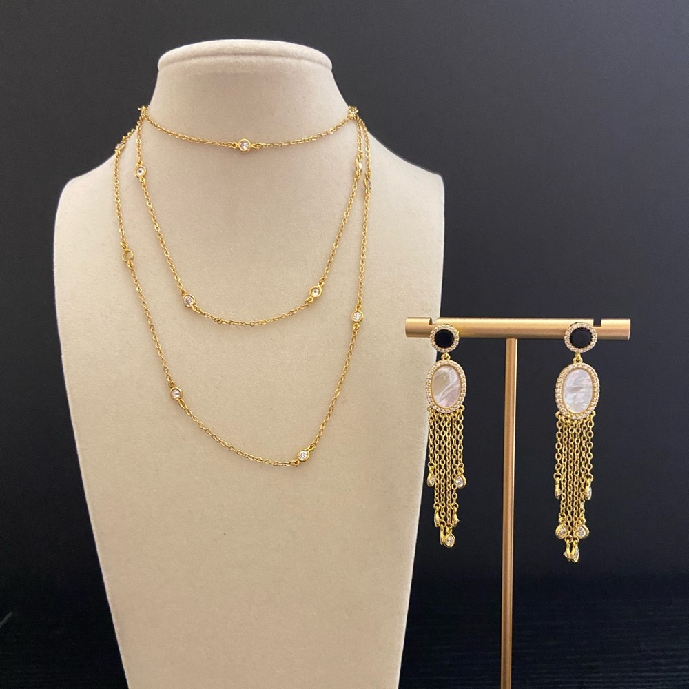 Freida Rothman necklace & earring set